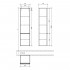 Шкаф-пенал Villeroy & Boch Venticello A95101 SX glossy white L