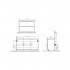 Тумба с раковиной BelBagno Ancona-N 120 rovere more напольная
