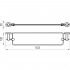 Полка Ravak Chrome CR 500.00 64 см