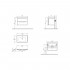 Тумба для комплекта BelBagno Torino 80 bianco lucido