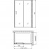 Душевой уголок Gemy Victoria S30191A-A85 120x85 см