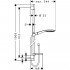 Душевой гарнитур Hansgrohe Raindance Select E 150 27857400 Unica'S Puro