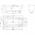 Акриловая ванна BelBagno BB40-1700 marine
