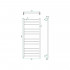 Полотенцесушитель электрический Grota Eco Classic 30x120