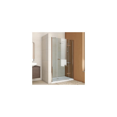 Душевая дверь в нишу GuteWetter Trend Door GK-863P правая 163 см стекло бесцветное Two, профиль хром
