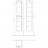 Шкаф-пенал Villeroy & Boch Avento 35 crystal white, L