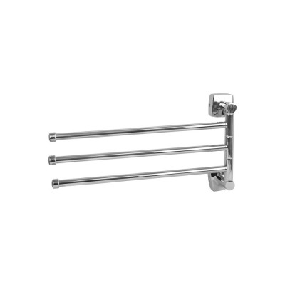 Полотенцедержатель Fixsen Kvadro FX-61302A-3 поворотный, тройной