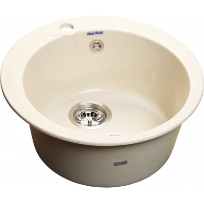 Мойка кухонная GranFest Rondo GF-R480 белый