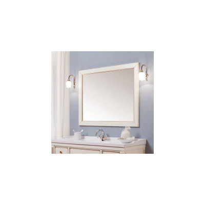 Зеркало Caprigo Альбион 100/120 BIANCO Antico без полки