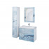 Шкаф-пенал Marka One Lacio 30П blue marble, L