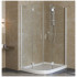 Душевой уголок Vegas Glass AFS-F Lux 120*100 01 01 R профиль белый, стекло прозрачное