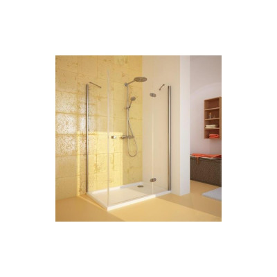 Душевой уголок GuteWetter Lux Rectan GK-103 правый 100x90 см стекло бесцветное, профиль хром