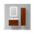 Тумба с раковиной BelBagno Etna 80 rovere cillegio