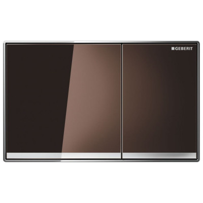 Кнопка смыва Geberit Sigma 60 115.640.SQ.1 коричневое стекло