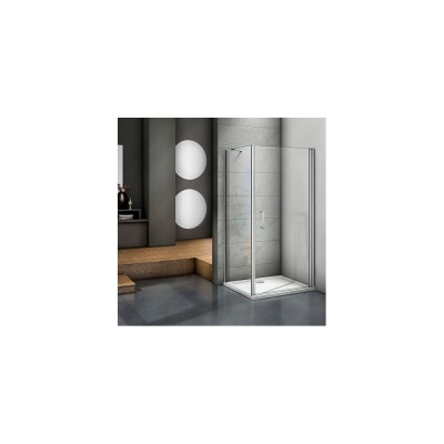 Душевой уголок Good Door Mokka DR+SP 80х80х185 см