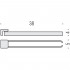 Полотенцедержатель Colombo Design Alize B2512