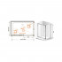 Душевой уголок Cezares Anima W AH1 120/90 C Cr