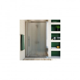 Душевая дверь в нишу GuteWetter Guwer GK-662D 105 см стекло матовое, профиль хром