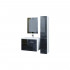 Шкаф-пенал Marka One Idalgo 30П black stone, L