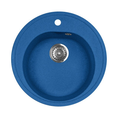 Мойка кухонная AquaGranitEx M-08 синяя