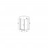 Душевой уголок Good Door Mokka DR+SP 80х80х185 см