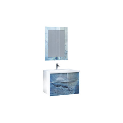 Мебель для ванной Marka One Idalgo 75П blue marble