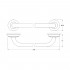 Полотенцедержатель FBS Standard STA 033 70 см