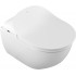 Крышка-сиденье Villeroy & Boch Viclean V02E L401 с микролифтом, петли хром, функция биде