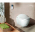 Крышка-сиденье Villeroy & Boch Viclean V02E L401 с микролифтом, петли хром, функция биде