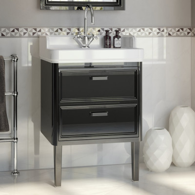 Тумба с раковиной Kerama Marazzi Pompei 60 черная